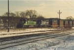 Westbound stack train